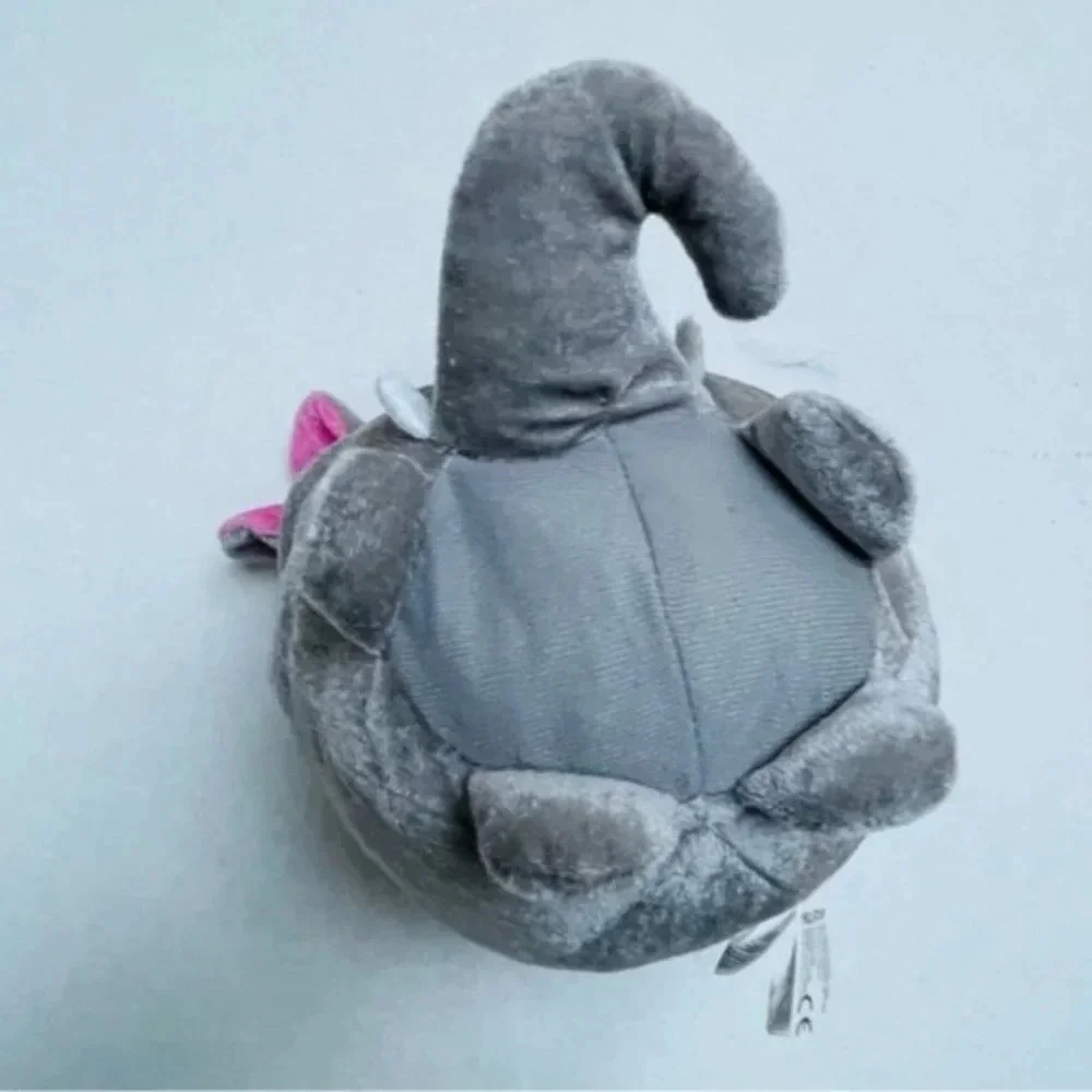 Kellytoy Animal Pals Pink Ear Elephant Plush Stuffed Animal 2013 Round Body 8 In